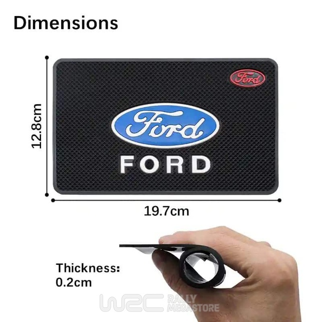 TAPIS SILICONE ANTIDERAPANT POUR TABLEAU DE BORD FORD